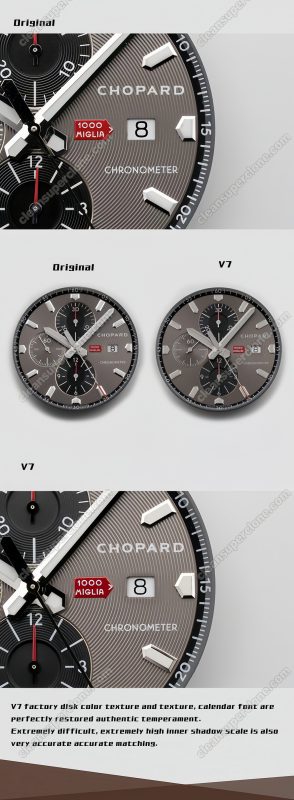 Mille Miglia replica watch and the original What is the difference V7 Factory Dark gray Chopard 168571 Mechanical Men
14