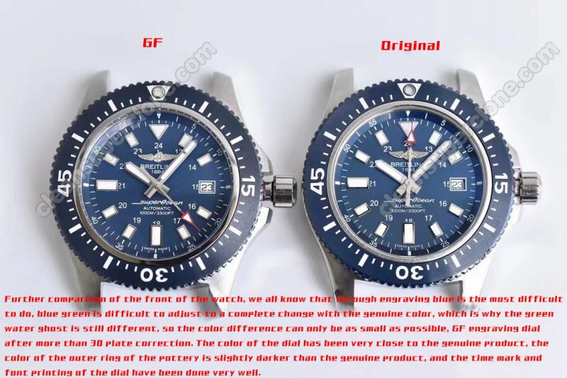 Y173931 1:1 replica watch and the genuine what is the difference GF Factory Breitling superocean héritage Mechanical Men
2