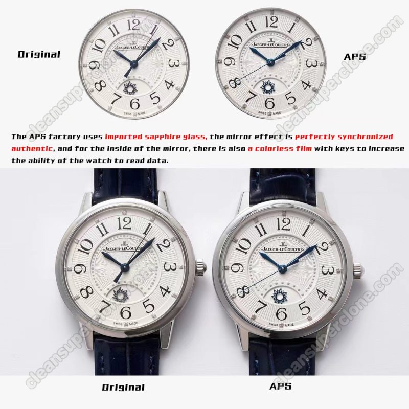 3448410 1:1 replica watch and the genuine what is the difference APS Factory Jaeger-LeCoultre Rendez-Vous Mechanical Women
2