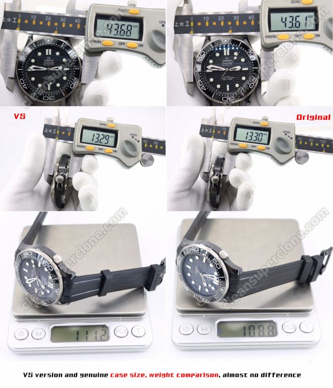 Seamaster replica watch and the original What is the difference VS Factory Omega 210.92.44 Mechanical Men
2