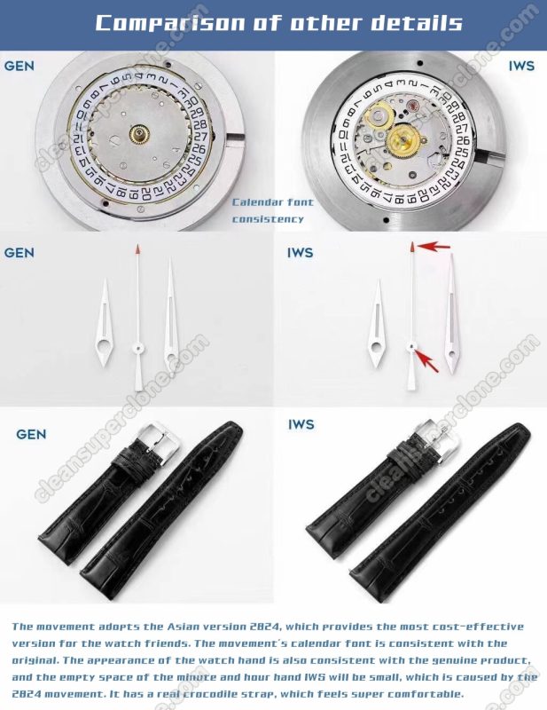 Ingenieur Family replica watch and the original What is the difference IWS Factory IWC IW323310 Mechanical Men
2