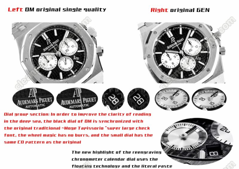 Royal Oak replica watch and the original What is the difference OM Factory Audemars Piguet 26331ST Mechanical Men
3