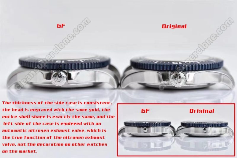 Y173931 1:1 replica watch and the genuine what is the difference GF Factory Breitling superocean héritage Mechanical Men
3