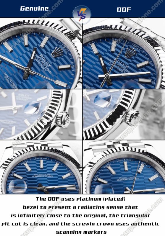 Dateiust replica watch and the original What is the difference DDF Factory Rolex blue 126334 Mechanical Men
3