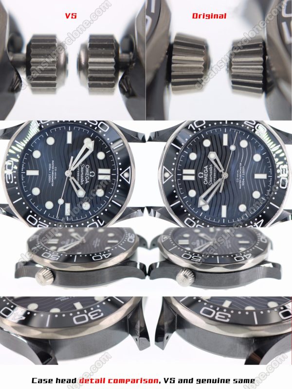 Seamaster replica watch and the original What is the difference VS Factory Omega 210.92.44 Mechanical Men
3