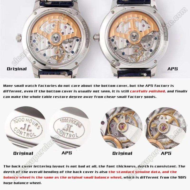 3448410 1:1 replica watch and the genuine what is the difference APS Factory Jaeger-LeCoultre Rendez-Vous Mechanical Women
4