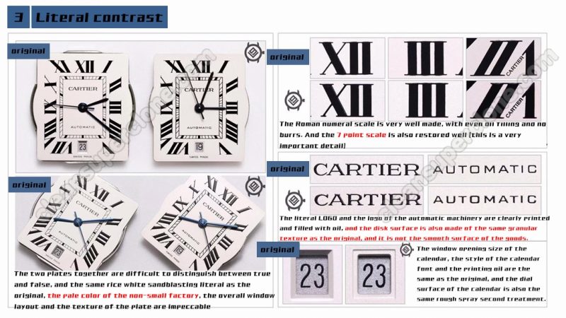 WSTA0029 1:1 replica watch and the genuine what is the difference V9 Factory Cartier Tank Mechanical Men
4