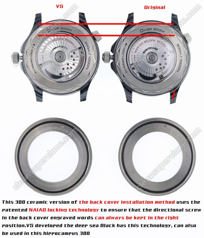 Seamaster replica watch and the original What is the difference VS Factory Omega 210.92.44 Mechanical Men
5