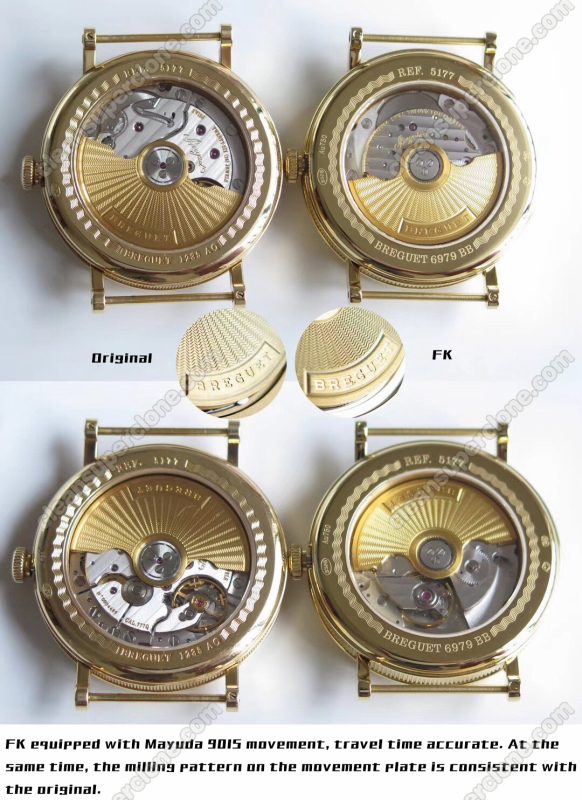 5177BA 1:1 replica watch and the genuine what is the difference FK Factory Breguet Classique Mechanical Men
5