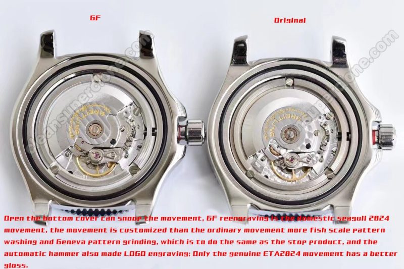 Y173931 1:1 replica watch and the genuine what is the difference GF Factory Breitling superocean héritage Mechanical Men
6