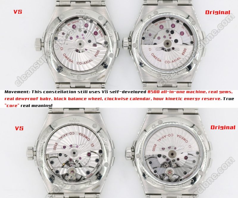 123.10.38 1:1 replica watch and the genuine what is the difference VS Factory Omega Constellation Mechanical Men
6