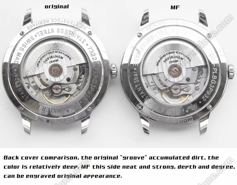 Heritage Spirit replica watch and the original What is the difference MF Factory MontBlanc U0111622 Mechanical Men
6