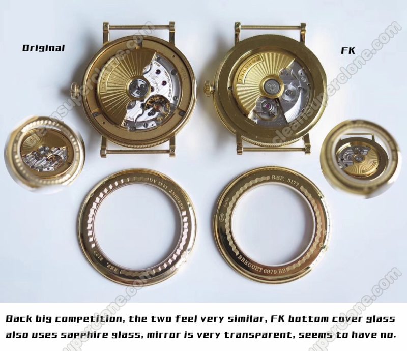 5177BA 1:1 replica watch and the genuine what is the difference FK Factory Breguet Classique Mechanical Men
6