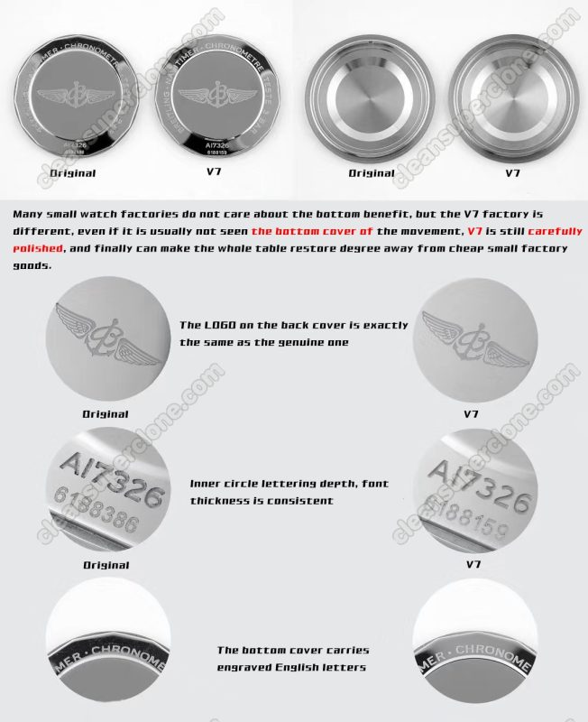 Navitimer replica watch and the original What is the difference V7 Factory Breitling A173262 Mechanical Men
7