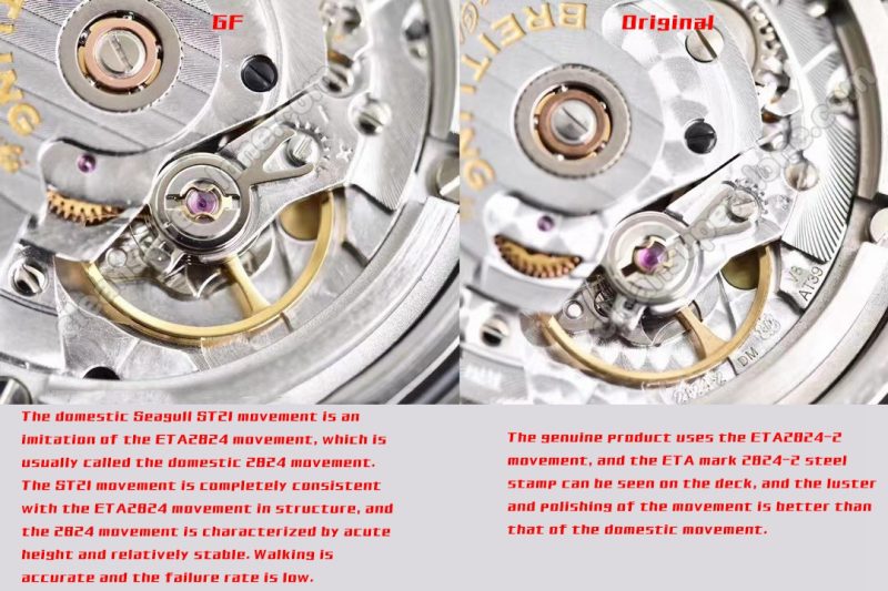 Y173931 1:1 replica watch and the genuine what is the difference GF Factory Breitling superocean héritage Mechanical Men
7