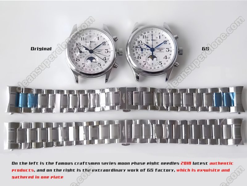 L2.673 1:1 replica watch and the genuine what is the difference GS Factory Longines Master Collection Mechanical Men
7