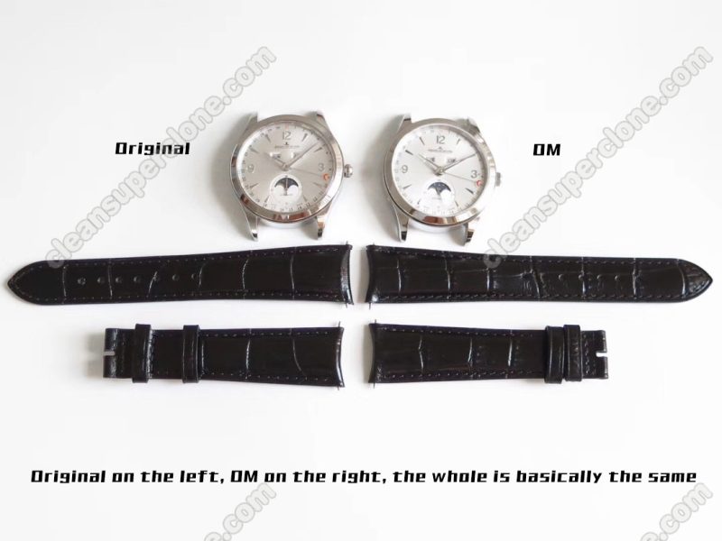 1558420 1:1 replica watch and the genuine what is the difference OM Factory Jaeger-LeCoultre Master Control Mechanical Men8