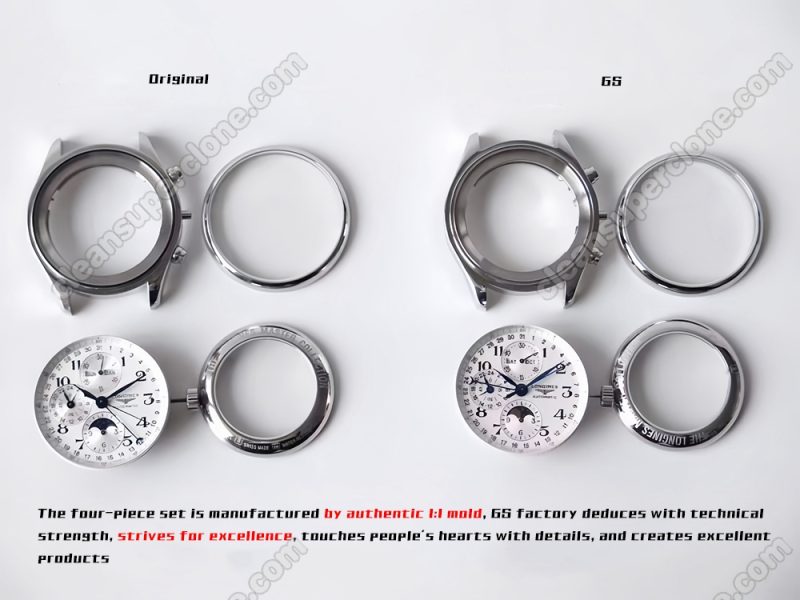 L2.673 1:1 replica watch and the genuine what is the difference GS Factory Longines Master Collection Mechanical Men
8