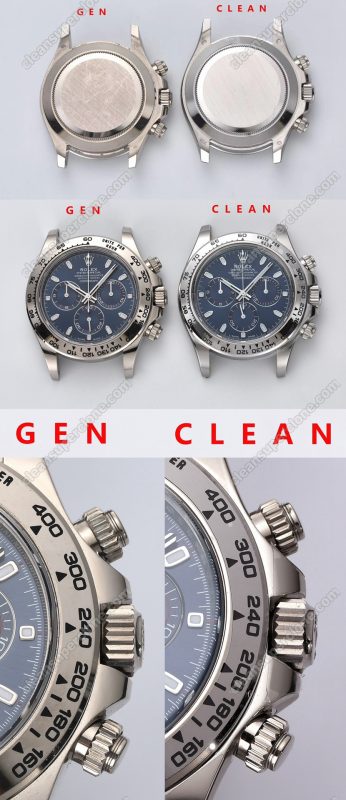 Daytona replica watch and the original What is the difference Clean Factory Rolex blue 116509 Mechanical Men
8