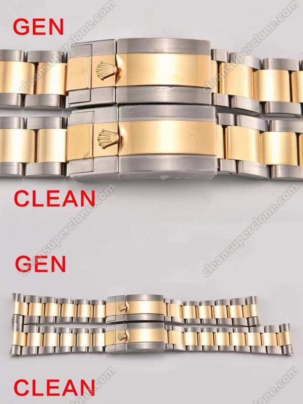 rolex super clone watch compare the difference between the genuine Clean Factory Gmt-master ll 116713 Mechanical Men
8