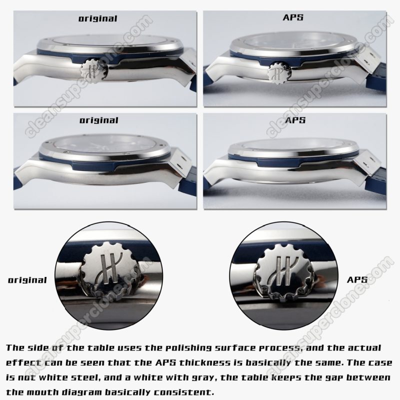 511.NX 1:1 replica watch and the genuine what is the difference APS Factory Hublot blue Classic Fusion 511.NX Mechanical Men
8