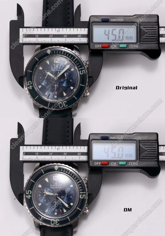 Fifty Fathoms replica watch and the original What is the difference OM Factory Blancpain 5085FB Mechanical Men
9