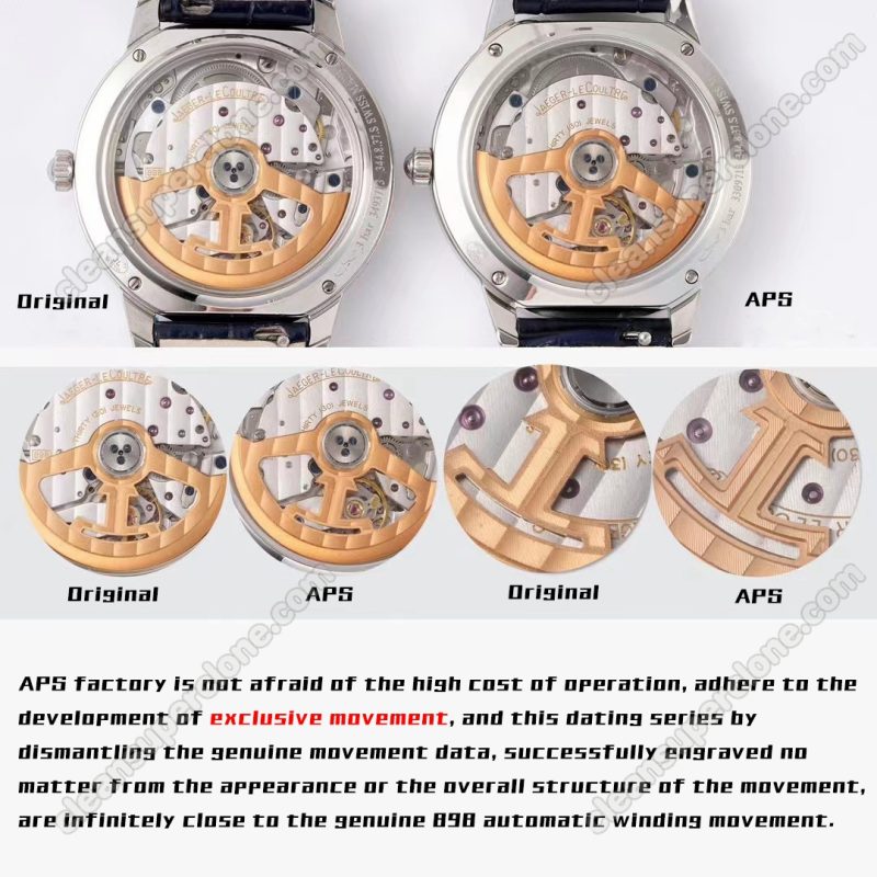 3448410 1:1 replica watch and the genuine what is the difference APS Factory Jaeger-LeCoultre Rendez-Vous Mechanical Women
9