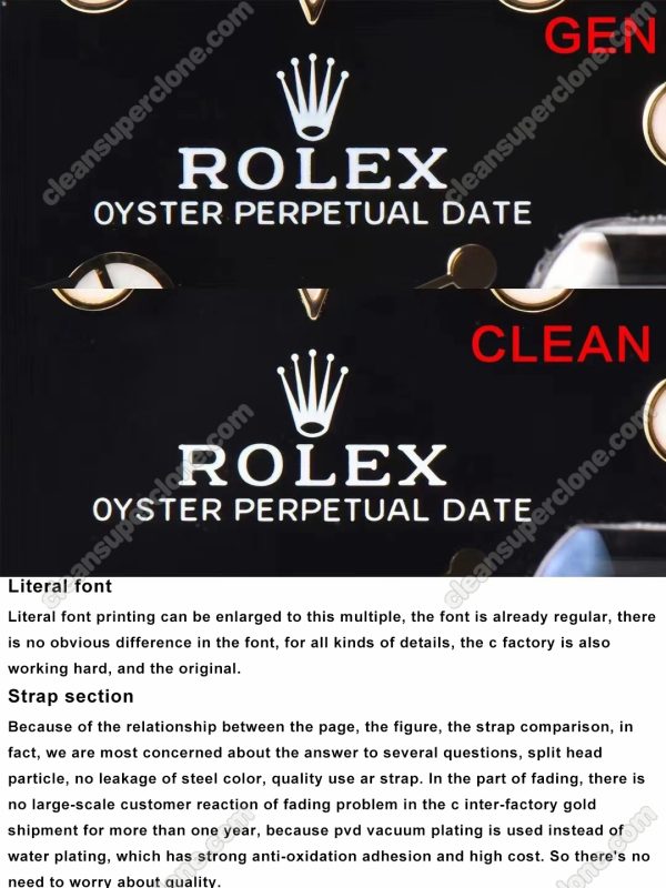 rolex super clone watch compare the difference between the genuine Clean Factory Gmt-master ll 116713 Mechanical Men
9