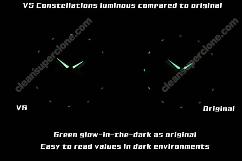 123.10.38 1:1 replica watch and the genuine what is the difference VS Factory Omega Constellation Mechanical Men
9