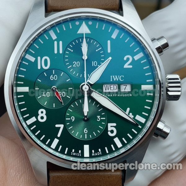 Pilots replica watch details and pricing ZF Factory IWC Green IW378005 Mechanical men 2