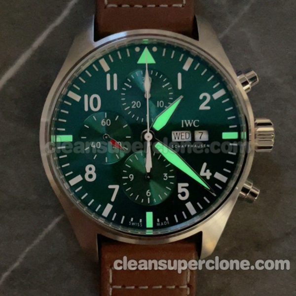 Pilots replica watch details and pricing ZF Factory IWC Green IW378005 Mechanical men 9