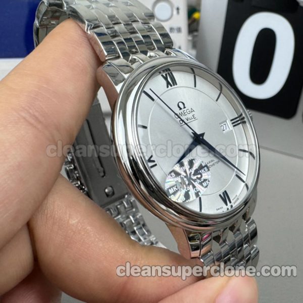 Deville replica watch details and pricing MKS Factory Omega 424.53.40 Mechanical men 3