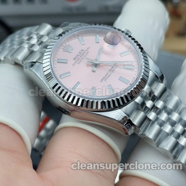 278274 1:1 Copy watch description and price GS Factory Rolex 278274 pink 31mm Mechanical women 3