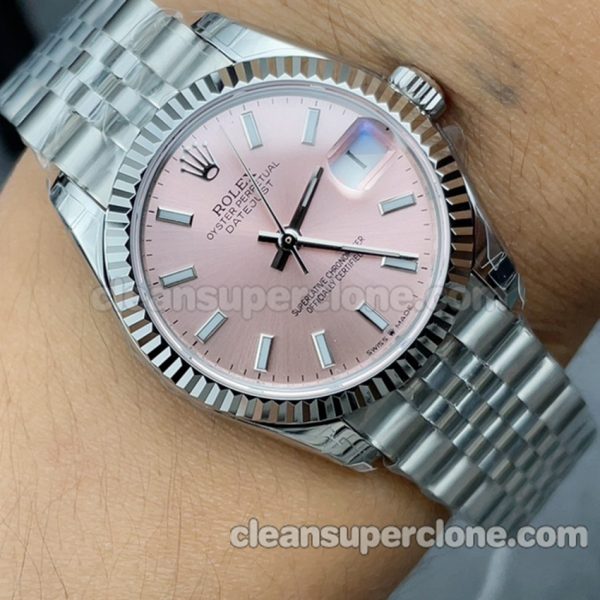 278274 1:1 Copy watch description and price GS Factory Rolex 278274 pink 31mm Mechanical women 8