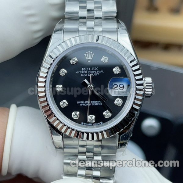 Rolex Super Clone watch picture and price GS Factory Datejust 178274 black 28mm Mechanical women 2