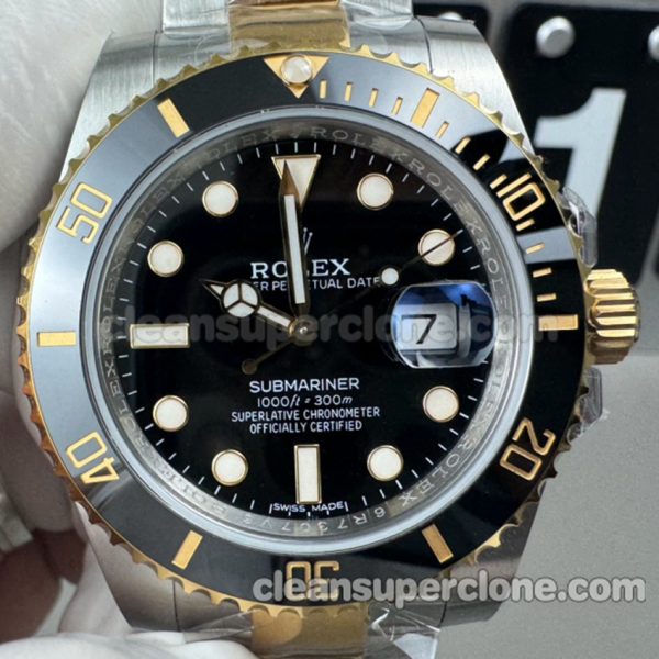 Submariner replica watch details and pricing C Factory Rolex 116613 black 40mm 3135 Mechanical men 2