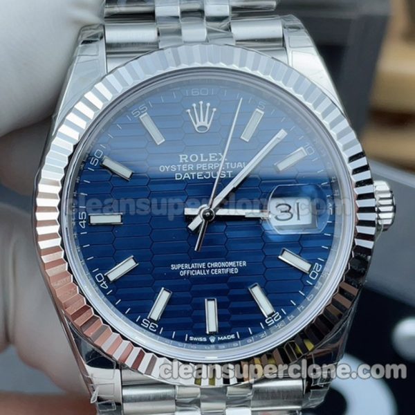 126334 1:1 Copy watch description and price VS Factory Rolex Datejust blue 41mm Mechanical men 2