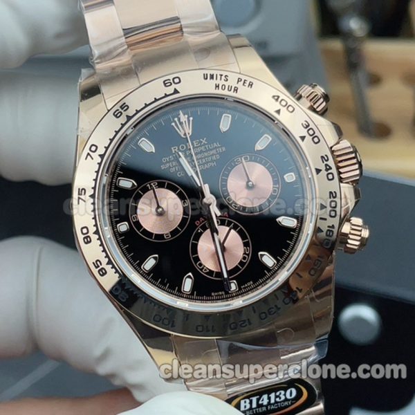 116505 1:1 Copy watch description and price BT Factory Rolex Daytona black 4130 Mechanical men