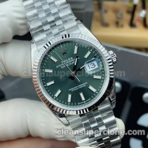 Datejust replica watch details and pricing VS Factory Rolex 126234 green 36mm Mechanical men