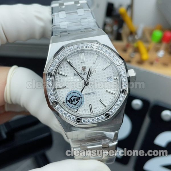 Royal Oak replica watch details and pricing APS Factory Audemars Piguet 15451 white Mechanical women