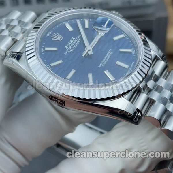 126334 1:1 Copy watch description and price VS Factory Rolex Datejust blue 41mm Mechanical men 4