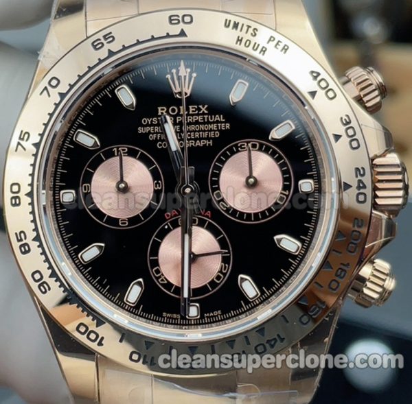 116505 1:1 Copy watch description and price BT Factory Rolex Daytona black 4130 Mechanical men 2