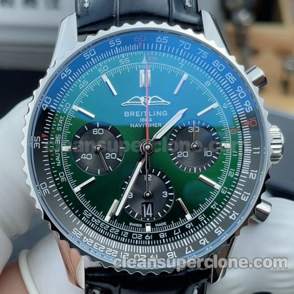 Breitling Super Clone watch picture and price BLS Factory Navitimer AB01372 green Mechanical men 2