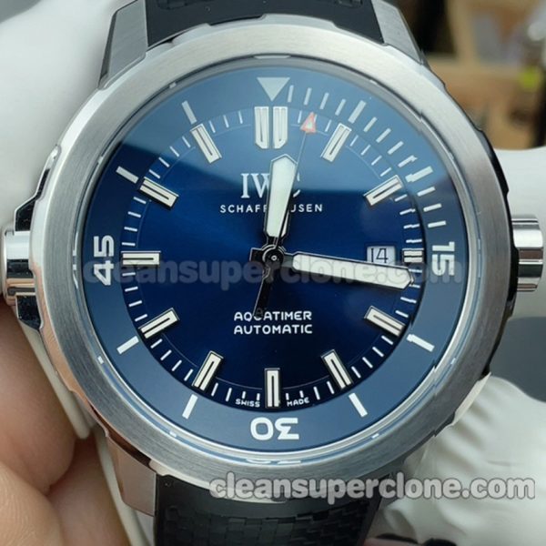 IW329005 1:1 Copy watch description and price V6S Factory IWC Aquatimer Family blue Mechanical men 2