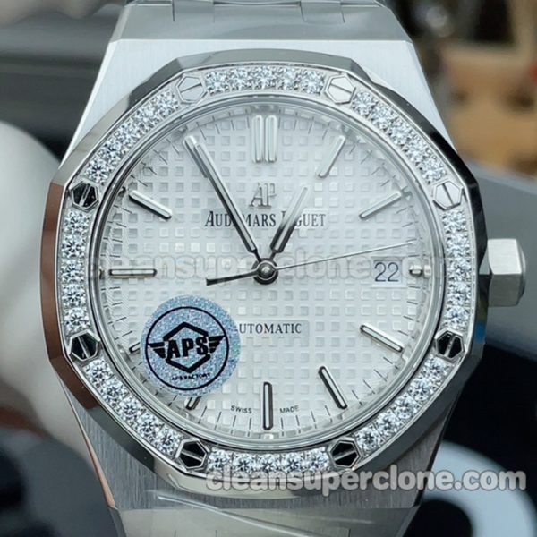 Royal Oak replica watch details and pricing APS Factory Audemars Piguet 15451 white Mechanical women 2