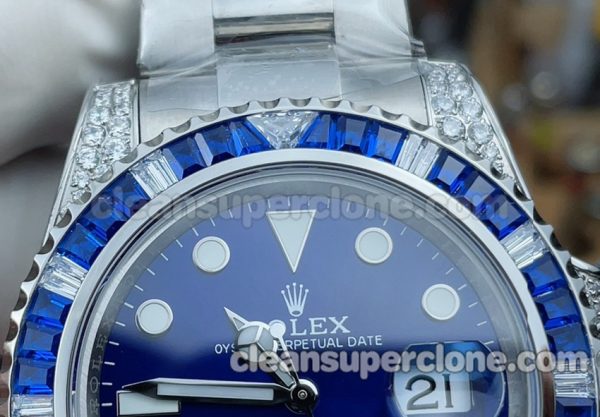 116659 1:1 Copy watch description and price N6 Factory Rolex Submariner blue Mechanical men 3