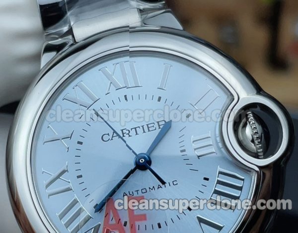 Ballon Bleu replica watch details and pricing AF Factory Cartier WSBB0062 blue 33mm Mechanical women 3