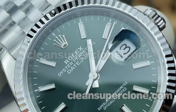 Datejust replica watch details and pricing VS Factory Rolex 126234 green 36mm Mechanical men 3