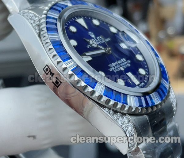 116659 1:1 Copy watch description and price N6 Factory Rolex Submariner blue Mechanical men 4