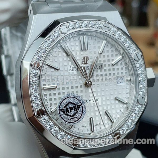 Royal Oak replica watch details and pricing APS Factory Audemars Piguet 15451 white Mechanical women 4